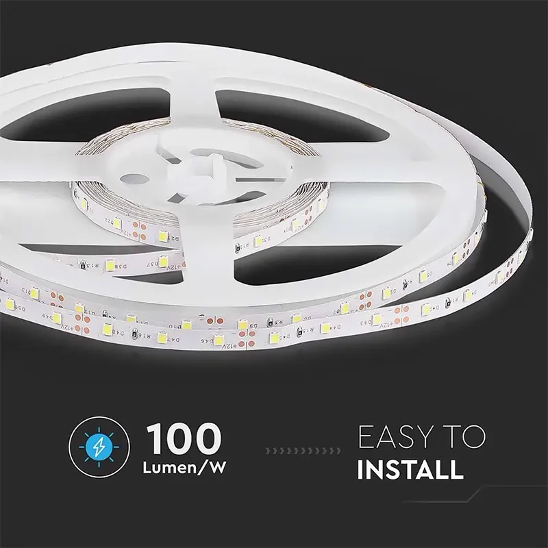 Banda LED SMD3528 60LED/M 6000K IP20 5M
