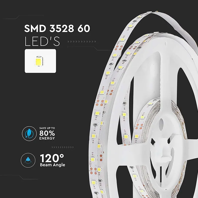 Banda LED SMD3528 Rosu IP20 5M