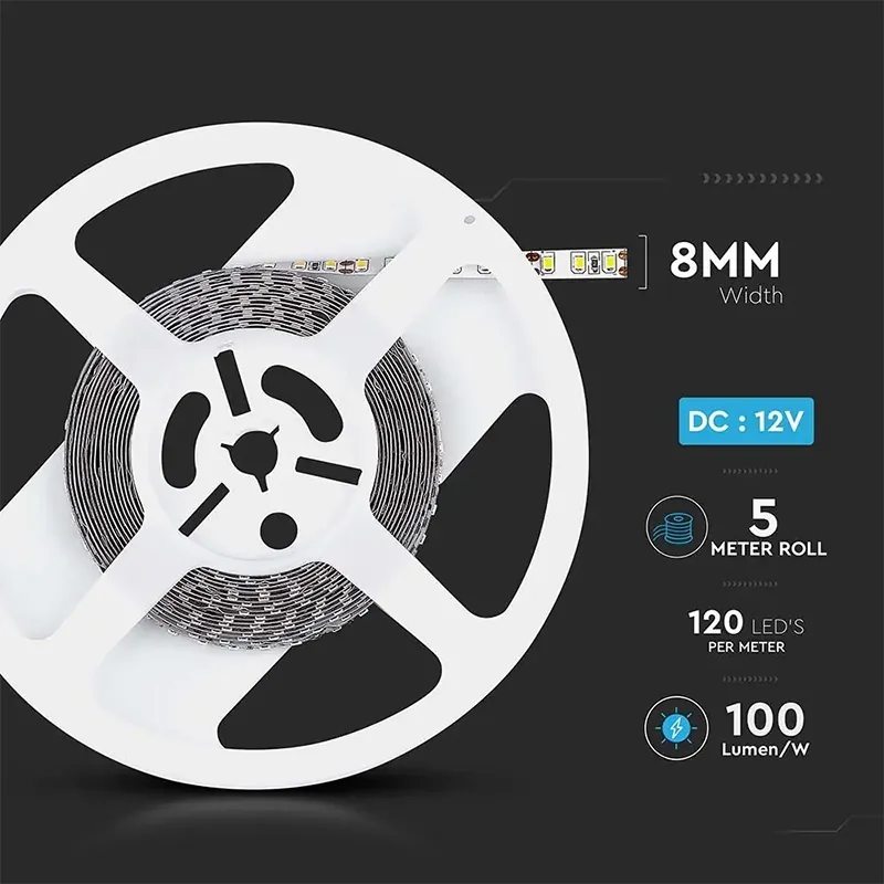 Banda LED SMD3528 120LED/M 4000K IP20 5M