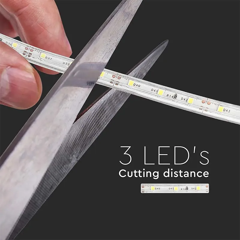 Banda LED SMD3528 60LED/M 4500K IP65 5M