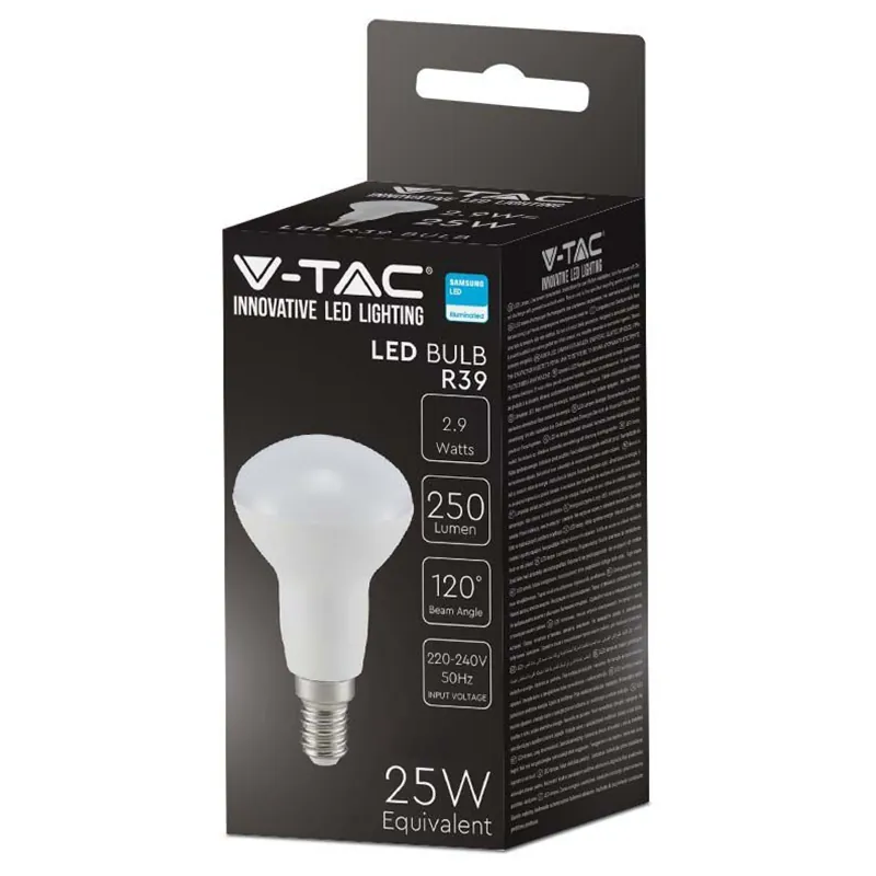 Bec LED R39 E14 2.9W 6500K Alb Rece, Cip Samsung