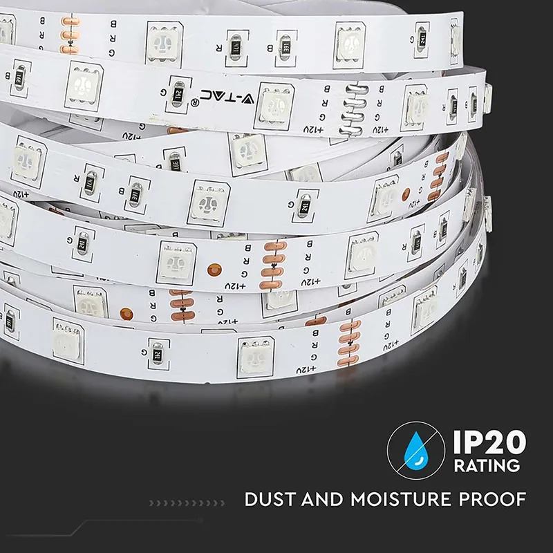 Banda LED SMD5050 30LED/M RGB IP20 5M
