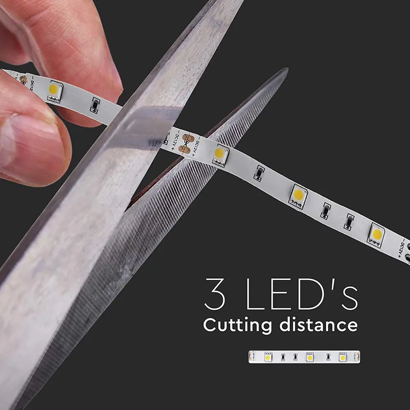 Banda LED SMD5050 30LED/M 6400K IP20 5M