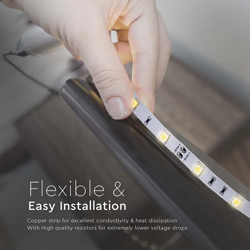 Banda LED SMD5050 30LED/M 6400K IP20 5M