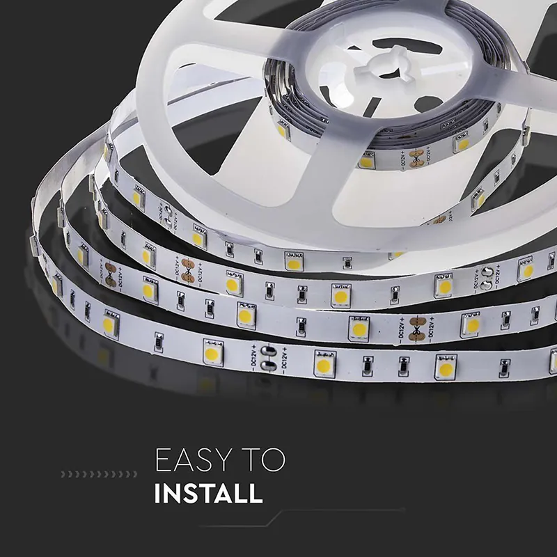 Banda LED SMD5050 30LED/M 6400K IP20 5M