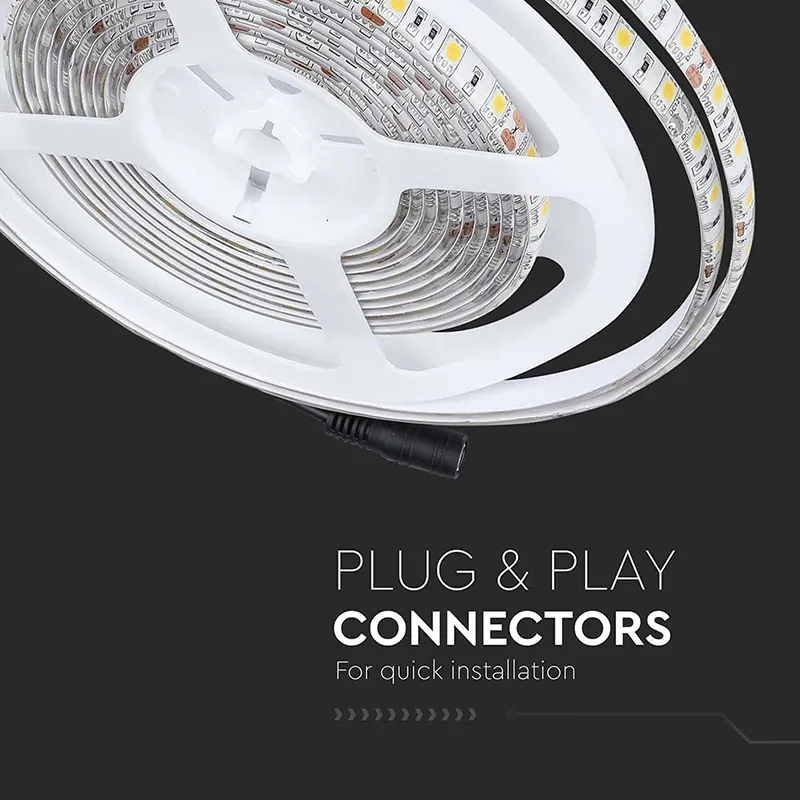 Banda LED SMD5050 60LED/M 3000K IP65 5M