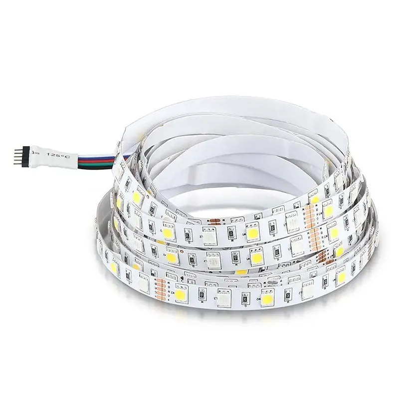 Banda LED SMD5050 60LED/M RGB + Alb Rece IP20 5M