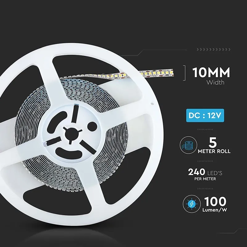 Banda LED SMD2835 240LED/M 3000K IP20 5M