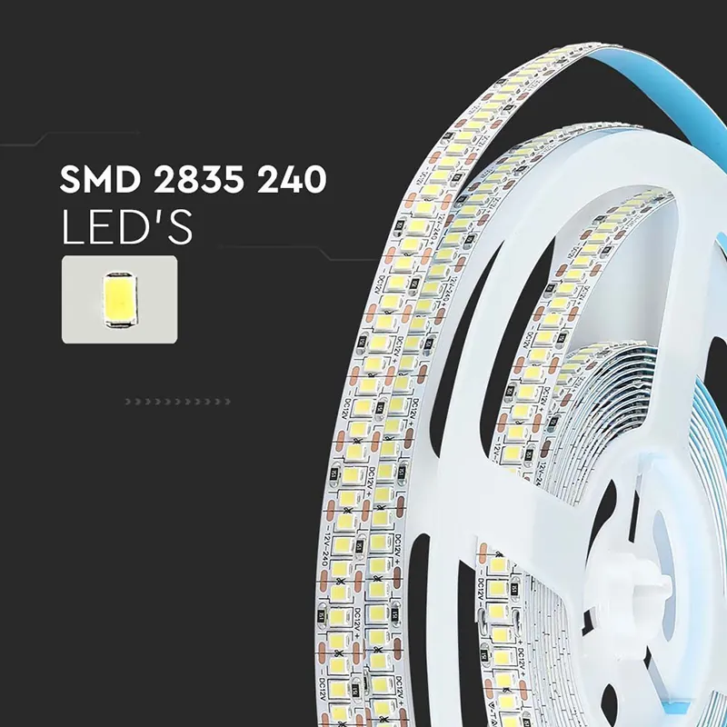 Banda LED SMD2835 240LED/M 4500K IP20 5M