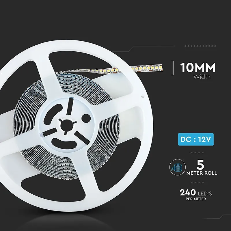 Banda LED SMD2835 240LED/M 4500K IP20 5M