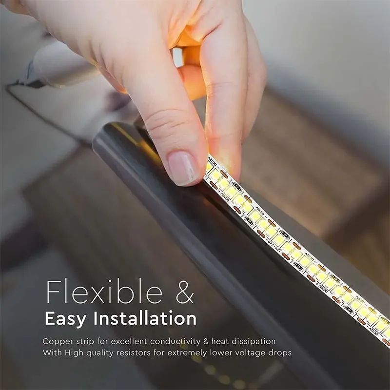 Banda LED SMD2835 240LED/M 6400K IP20 5M
