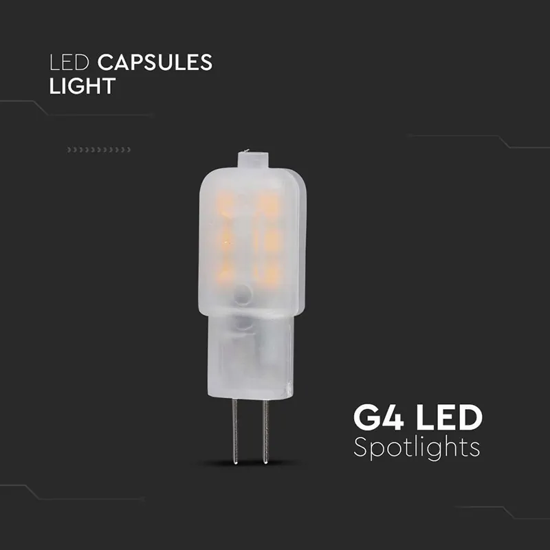 Bec LED G4 1.1W 12V 6400K Alb Rece, Cip Samsung