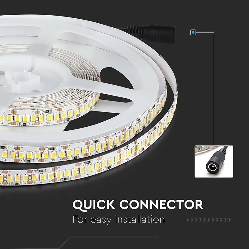 Banda LED SMD2835 204LED/M 3000K IP20 5M