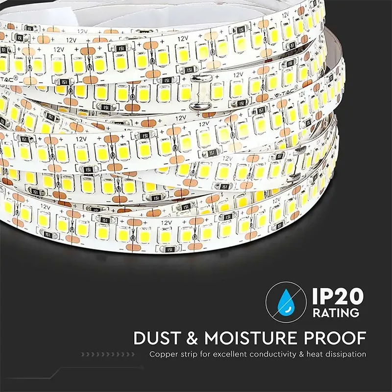 Banda LED SMD2835 204LED/M 4000K IP20 5M