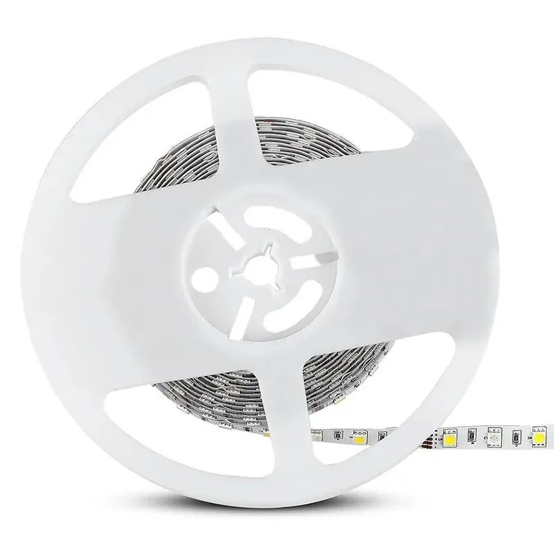 Banda LED SMD5050 60LED/M RGB + Alb Neutru IP20 5M