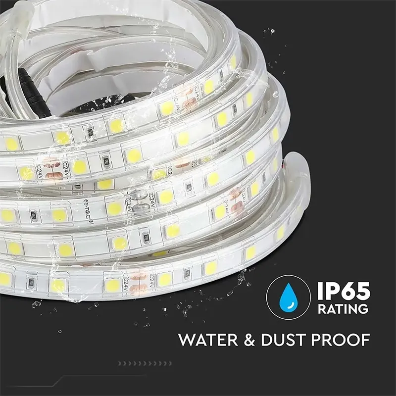 Banda LED SMD5050 24V 60LED/M 4000K IP65 5M