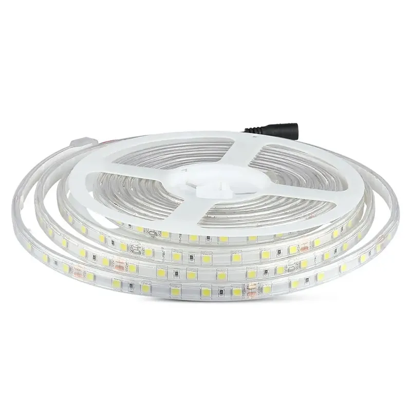 Banda LED SMD5050 24V 60LED/M 6400K IP65 5M