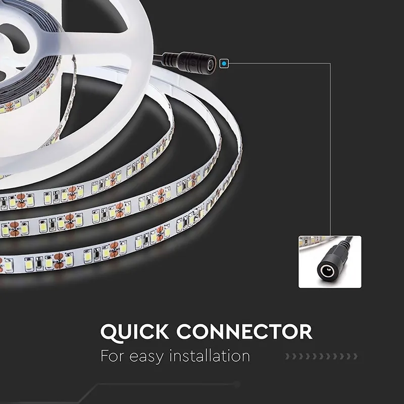 Banda LED SMD2835 24V 6400K IP20 5M