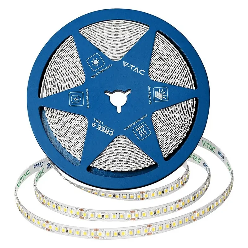Banda LED 8MM 12W/M 24V IP20 Rola 10M 6500K Cip Cree