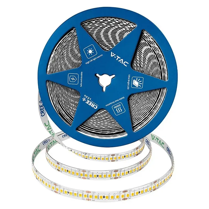 Banda LED 10MM 18W/M 24V IP20 Rola 10M 3000K Cip Cree