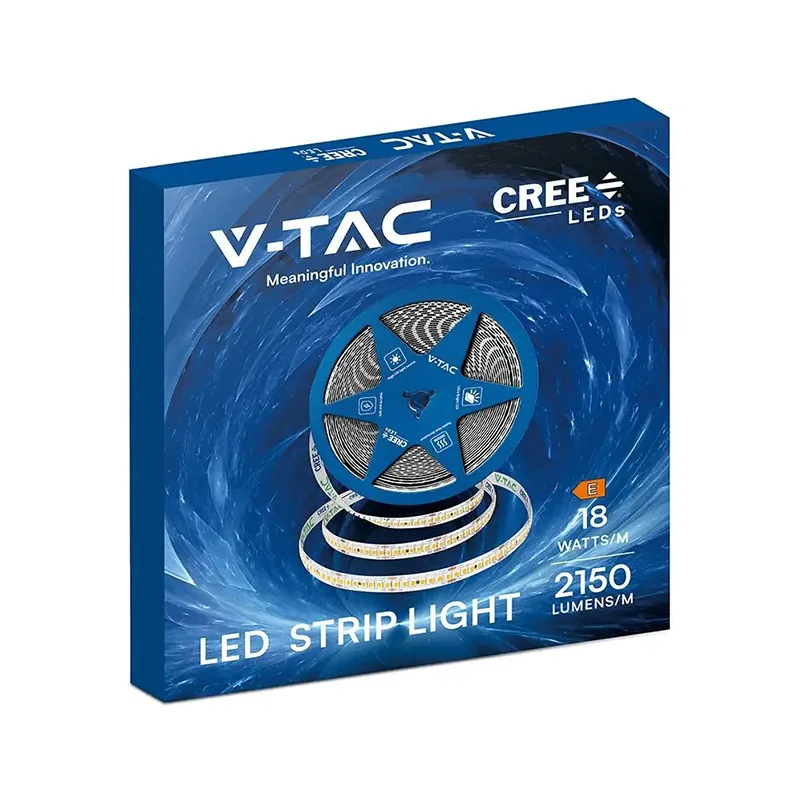 Banda LED 10MM 18W/M 24V IP20 Rola 10M 4000K Cip Cree