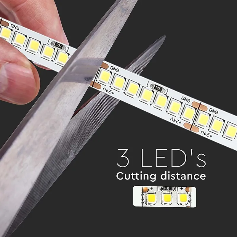 Banda LED SMD2835 24V 6400K IP20 5M