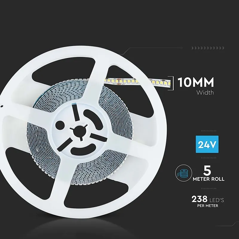 Banda LED SMD2835 24V 6400K IP20 5M