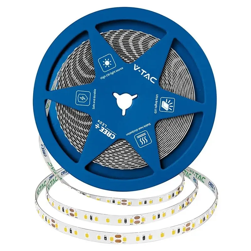 Banda LED 8MM 10W/M 24V IP20 Rola 10M 3000K Cip Cree