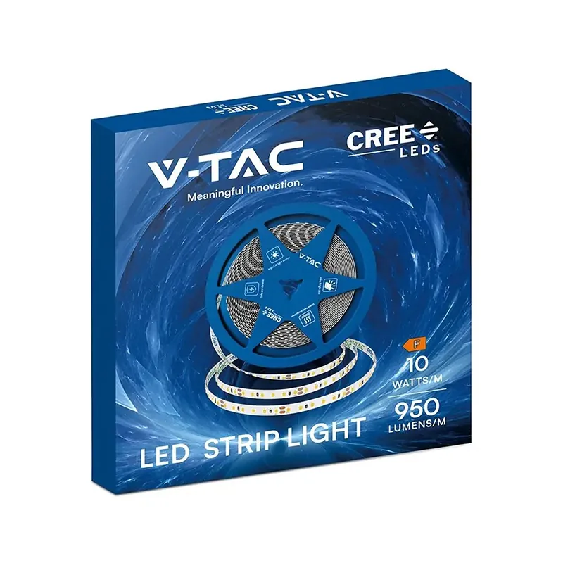 Banda LED 8MM 10W/M 24V IP20 Rola 10M 3000K Cip Cree