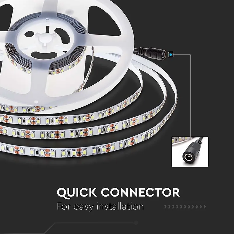 Banda LED SMD2835 120LED/M 24V 6500K IP20 10M