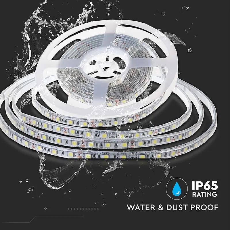 Banda LED 24V SMD2835 8W/M 120LED/M 3000K IP65 10M