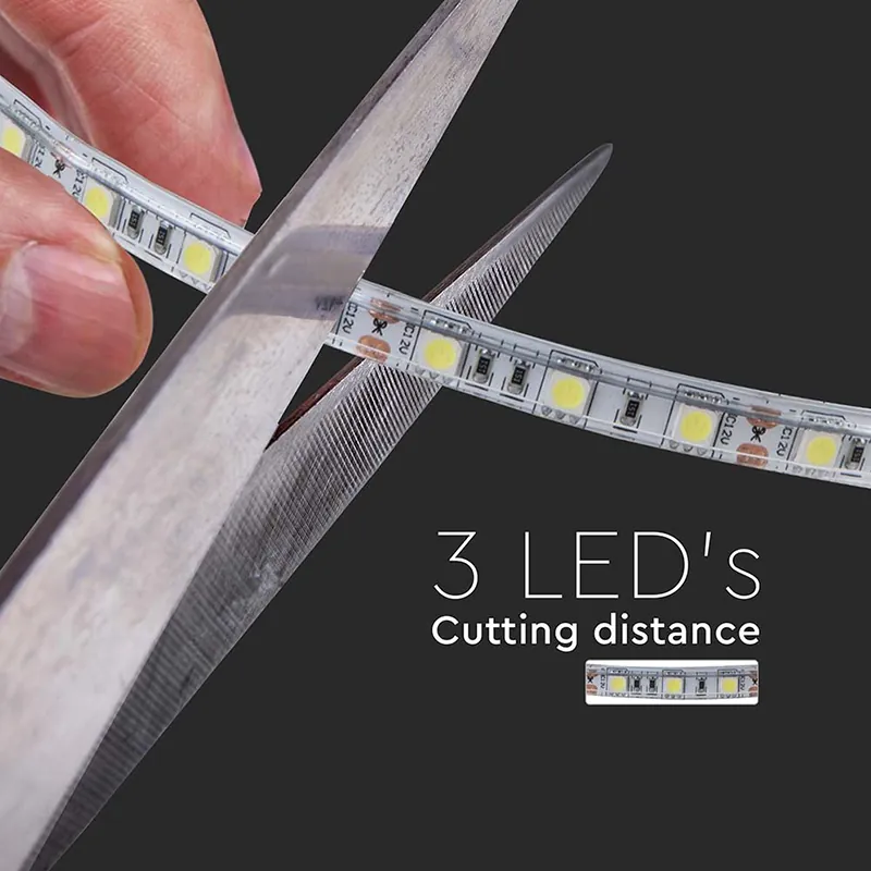 Banda LED SMD2835 120LED/M 24V 4000K IP65 10M