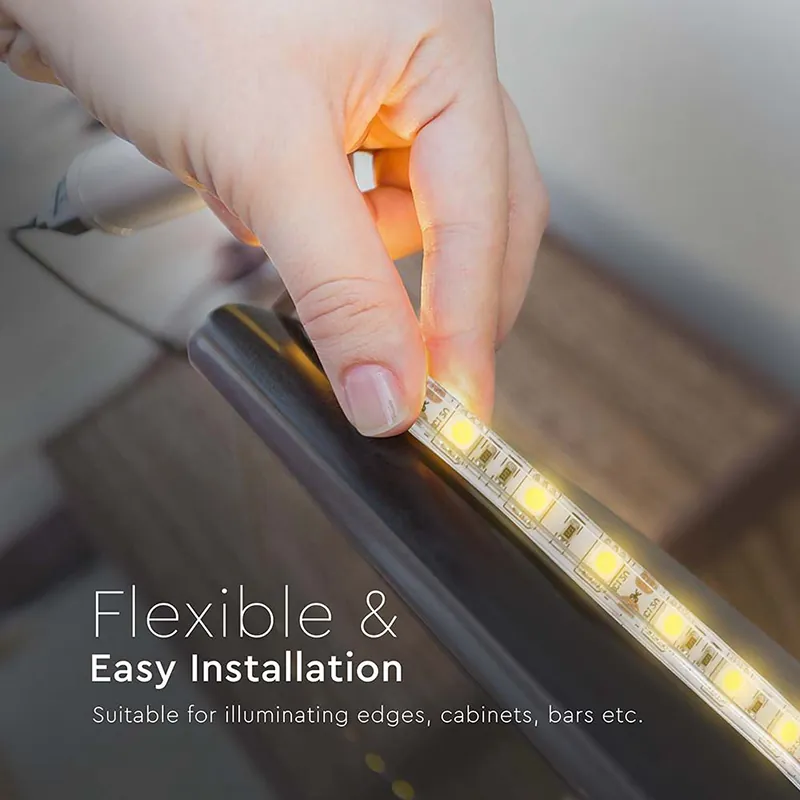 Banda LED SMD2835 120LED/M 24V 4000K IP65 10M