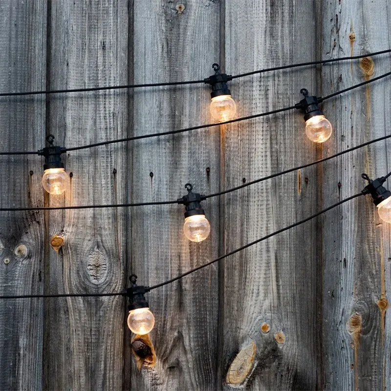 Ghirlanda LED 5M 10 Becuri  0.4W / Bec 3000K