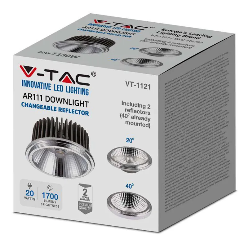 Spot LED AR111 20W 4000K