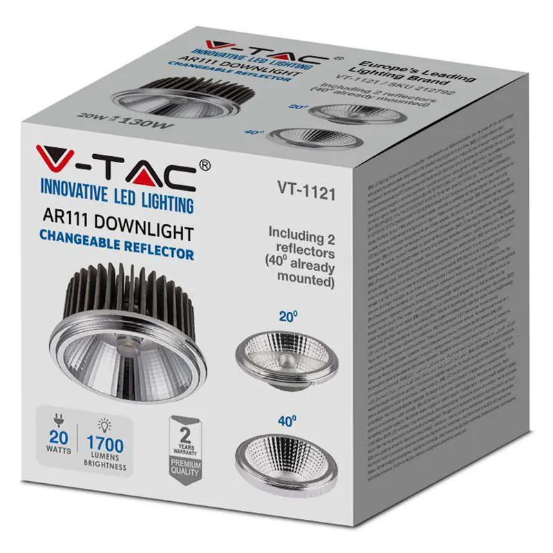 Spot LED AR111 20W 6400K