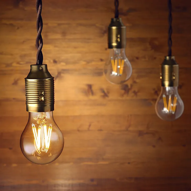Bec E27 A60 cu Filament Dimabil LED 8W 3000K Alb Cald