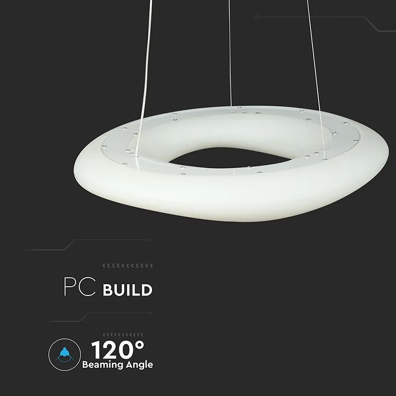 Pendul Tavan LED Rotund 38W 3IN1 Dimabil