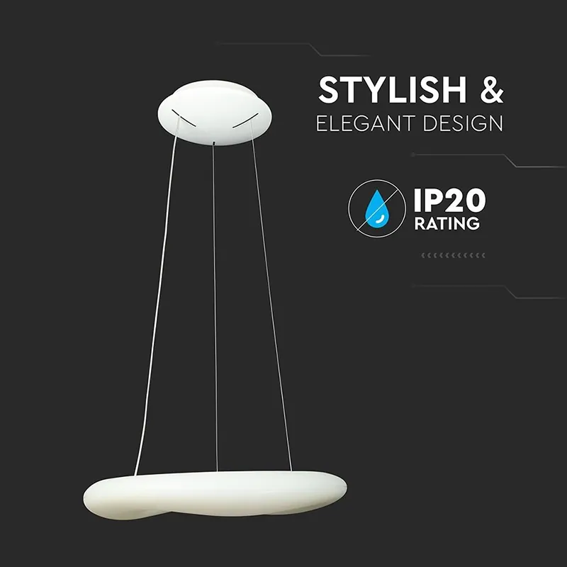 Pendul Tavan LED Rotund 38W 3IN1 Dimabil