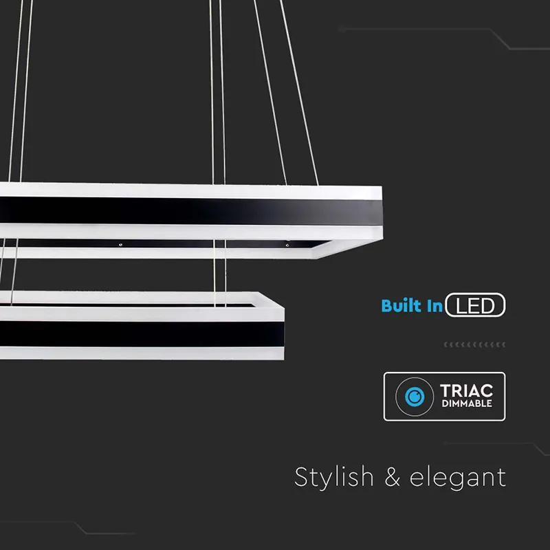 Candelabru LED 113W Dimabil 3000K - Negru