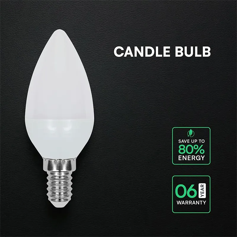 Bec LED E14 4.5W 4500K Alb Neutru Cip Cree