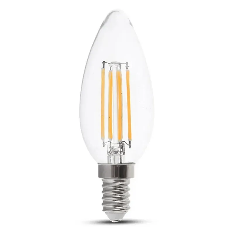 Bec E14 cu Filament LED 4W 3000K