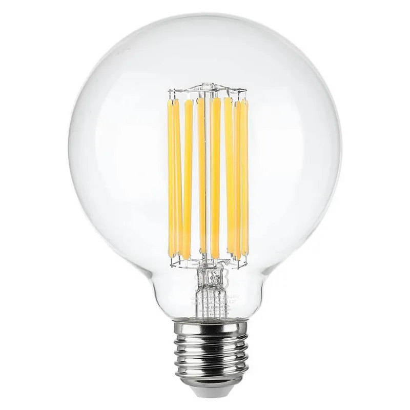 Bec E27 G95 cu Filament LED 6W 2700K