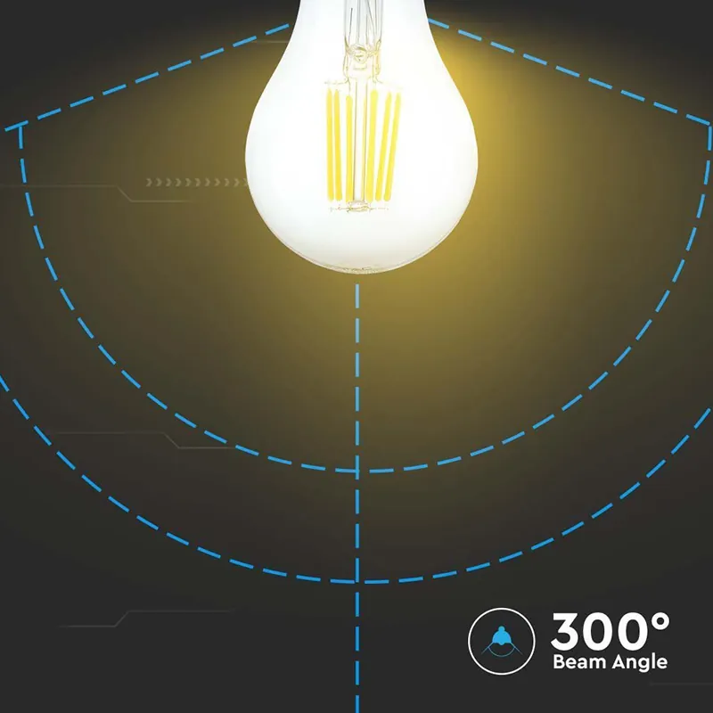 Bec LED A60 E27 10W cu Filament 4000K