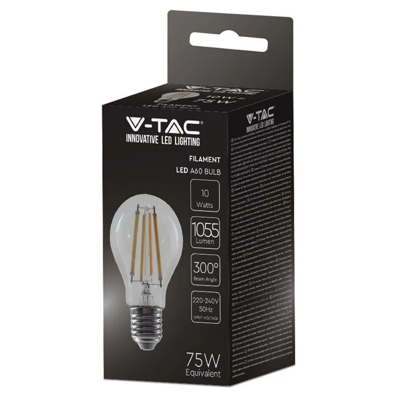 Bec LED A67 E27 10W cu Filament 6500K