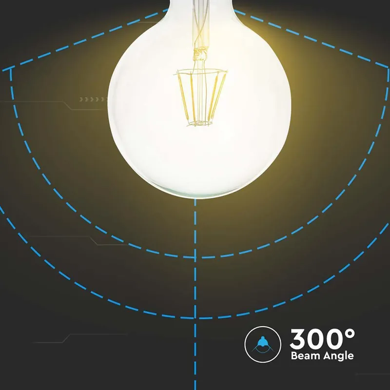 Bec G125 E27 10W cu Filament 3000K