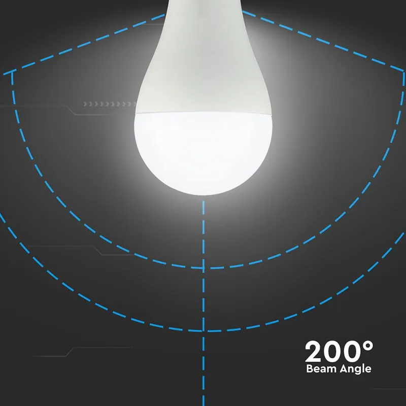 Bec LED A65 E27 15W 3000K Alb Cald
