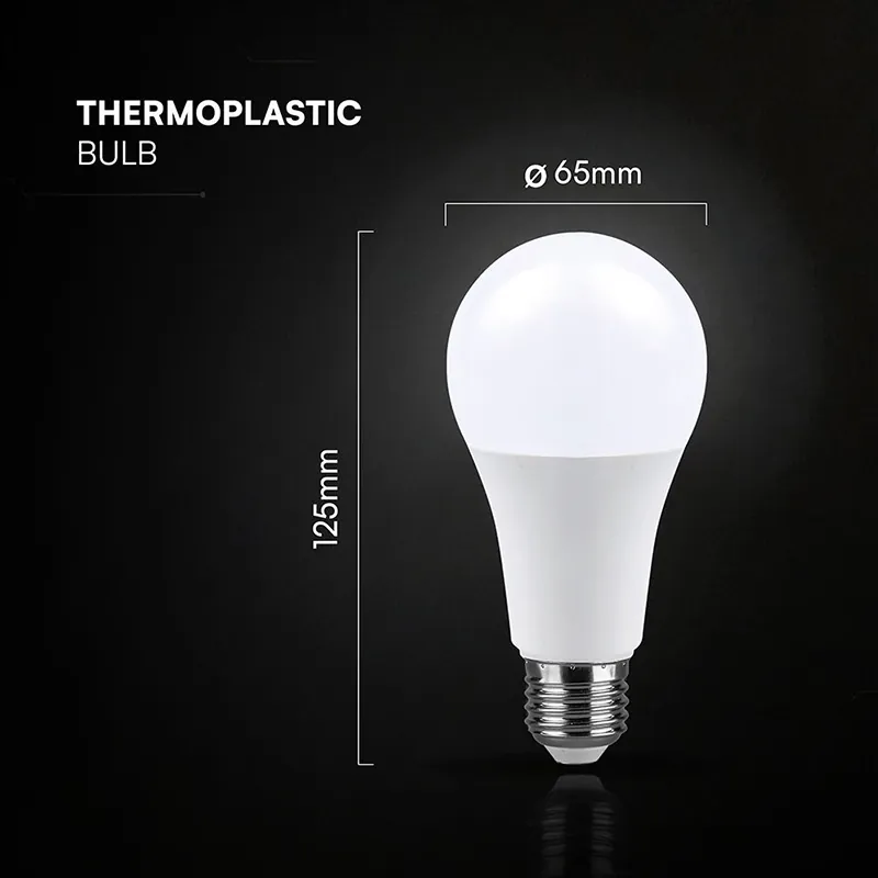 Bec LED A65 E27 15W 6500K Alb Rece Cip Cree