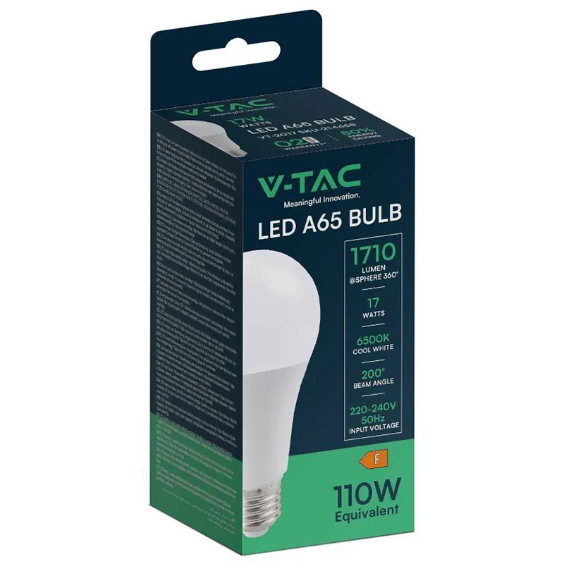 Bec LED A65 E27 17W 3000K Alb Cald