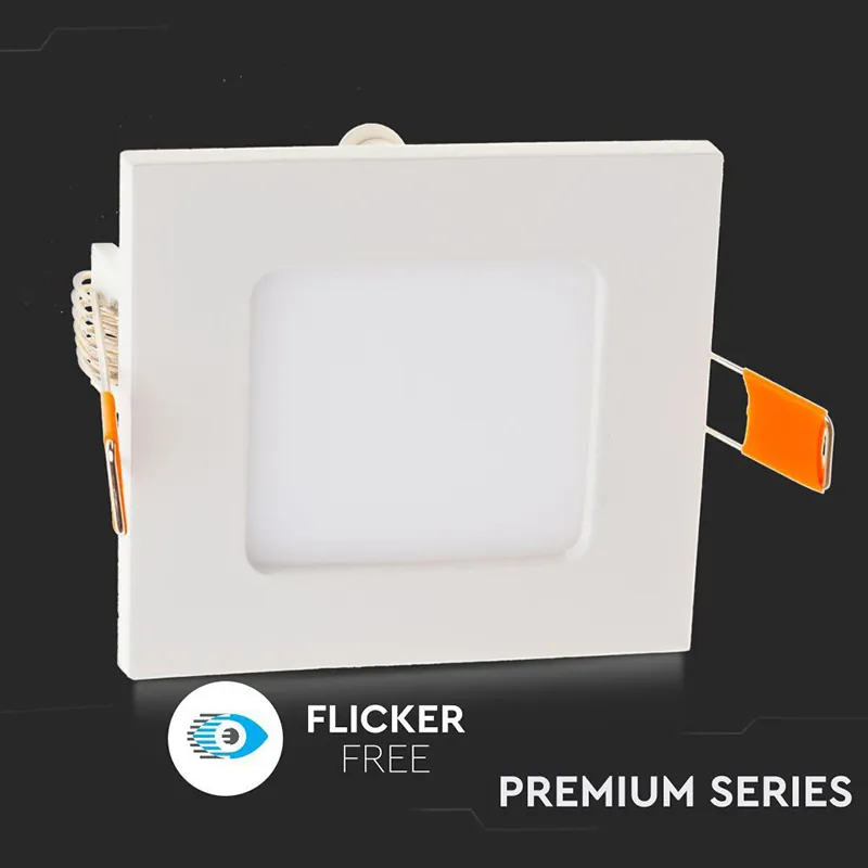 Panou LED Patrat Incorporabil 6W 6400K Alb Rece